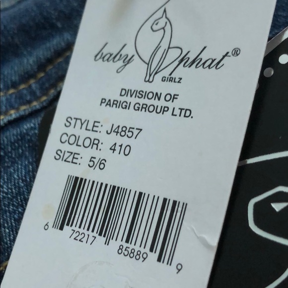 GIRLS BABY PHAT DENIM ZIP FRONT W/PATCHES DRESS - Picture 15 of 15